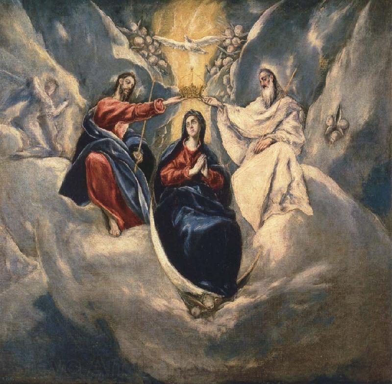 El Greco The Coronation ofthe Virgin Spain oil painting art